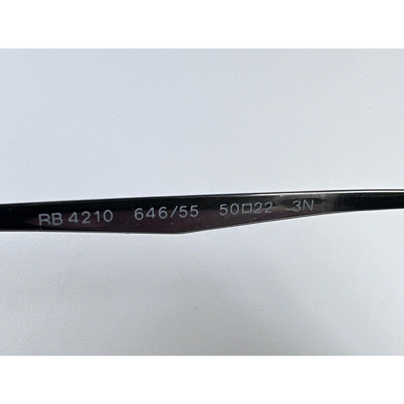 Ray-Ban LightRay Wayfarer RB4210 646/55 50mm Italy Eyeglasses FRAMES ONLY - Picture 12 of 12